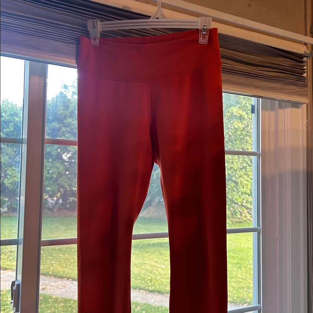 Nike orange running tights (dry fit)